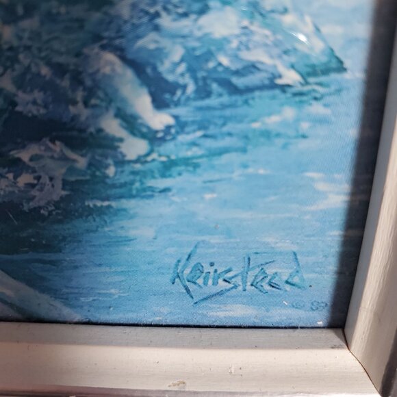 Original James L. Keirstead “Trilliums” Oil Painting | 1990 Signed Canadian Land - Picture 3 of 15